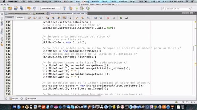 Creando nuestro reproductor tipo iTunes en Java смотреть онлайн