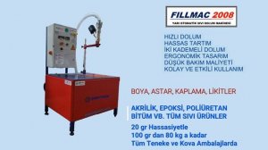 SIVI DOLUM MAKİNASI - LIQUID FILLING MACHINE - FILLMAC 2008