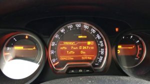 Расход топлива Citroen C5 1.6 THP на прогретом холостом ходу