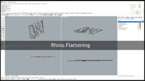 The easiest way to flatten lines in AutoCAD and Rhino. Super easy tutorial in less then 2min.