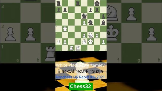 Chess Tactics  | Double Attack | Puzzle 2  | #Shorts