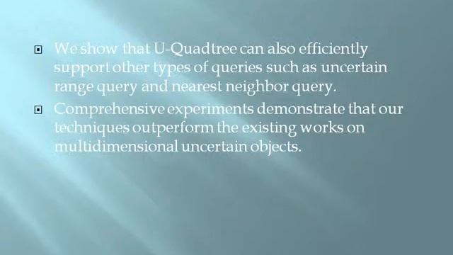 2014 IEEE JAVA/.NET Effectively Indexing the Multidimensional Uncertain Objects смотреть онлайн