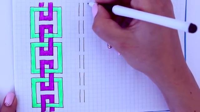 УЗОРЫ по клеточкам для ЛД Ч.6 (ЛИЧНОГО ДНЕВНИКА) смотреть онлайн