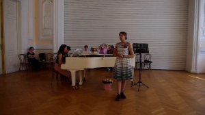 Ф. Шуберт, ст. Ф. Штольберга «Баркарола», Вероника Маренко, сопрано, выпускница РУТ (МИИТ)