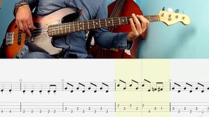 The Beatles - Revolution BASS COVER + PLAY ALONG TAB + SCORE