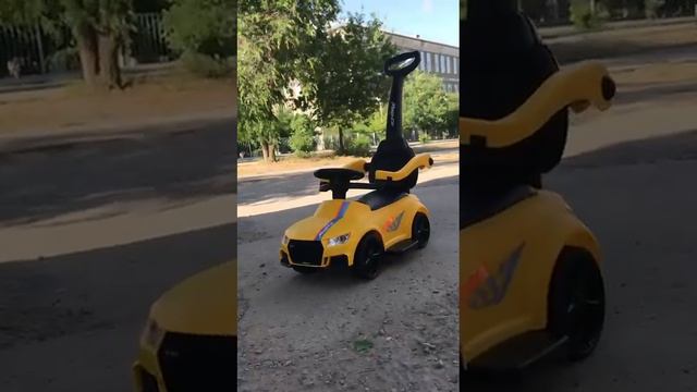 Машинка толокар Толокар CCQ1, пушкар с родительской ручкой до 22 кг в Мамазин34 смотреть онлайн