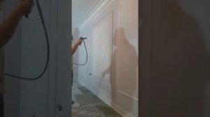 Wagner 250 PRO M покраска стен безвоздушным аппаратом.