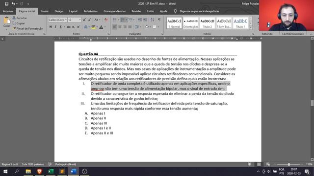 Correção de Questões sobre Amplificadores Operacionais смотреть онлайн