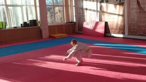 Скоростно-силовая работа у дзюдоистов младшей группы