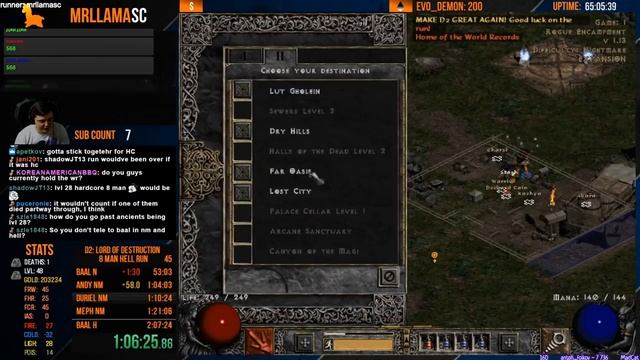 Самый быстрый спидран Diablo 2 в 8 человек. Разбор мирового рекорда