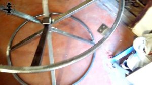 Круглый разборной кухонный стол из профильной трубы своими руками. 2 часть