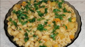 Макароны с кабачками в томатном соусе