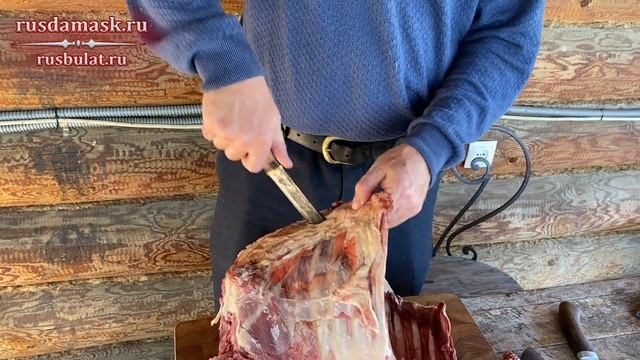 Ничто не заменит хороший нож! Инструменты мясника от компании "Русский булат" смотреть онлайн