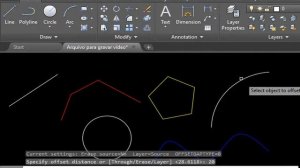 Comandos básicos do AutoCAD: 12 - Cópia paralela ou Offset