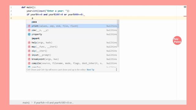 Simple Program in Python for Leap Year смотреть онлайн