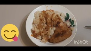 Куриные крылышки в подливе к макаронам