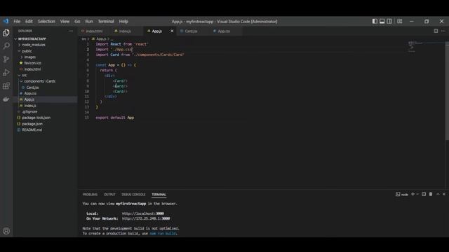 React Js Tutorial - Episode 03 ( Installation || React Components || Jsx in React || React Props )