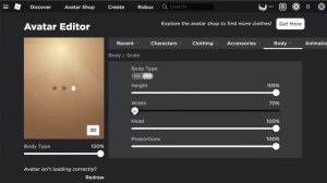 How To Change Height of Roblox Avatar
