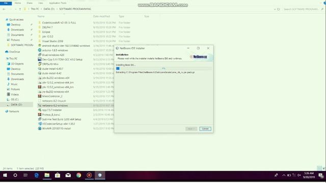 Cara Install JAVA & NET BEANS 8.2 смотреть онлайн
