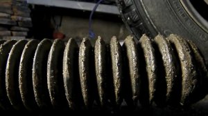 замена задней стойки на калине,без снятия колеса