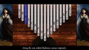 The Moon - Крыжовник и сирень | песня Присциллы | Ведьмак 3. Дикая Охота (разбор калимба) | обучалк