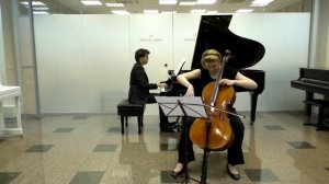 Г. Кассадо, "Серенада". Исполняют Евгения Беляева и Андони Андрада Посо.