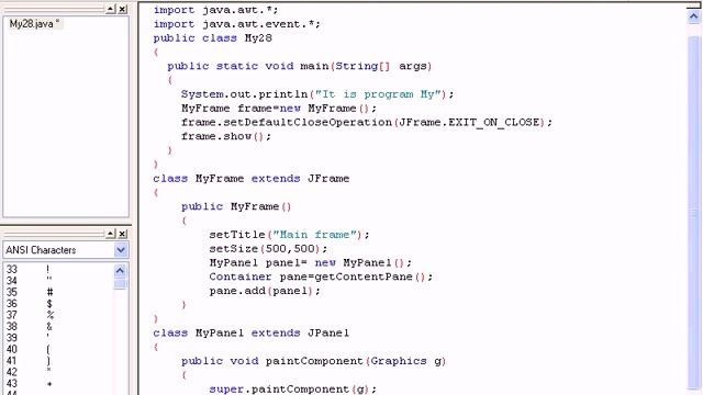 #Java Урок 81 Библиотека java 2D.Отображение прямоугольников смотреть онлайн