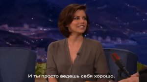 Lauren Cohan Dreads Getting Killed Off On The Walking Dead - CONAN on TBS (rus sub).avi