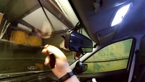 Доработка салонного зеркала на Гранте.