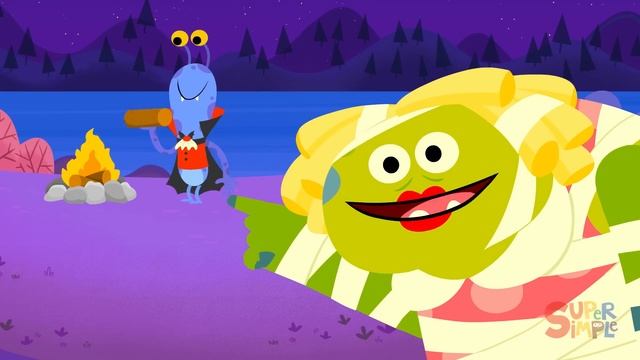 Down By The Spooky Bay | Halloween Song for Kids | Super Simple Songs смотреть онлайн