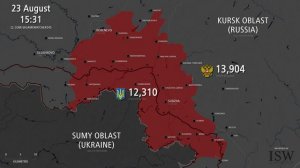Карта войны в Украине - Карта СВО в Курской Области 2024