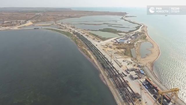Строительство Керченского моста смотреть онлайн