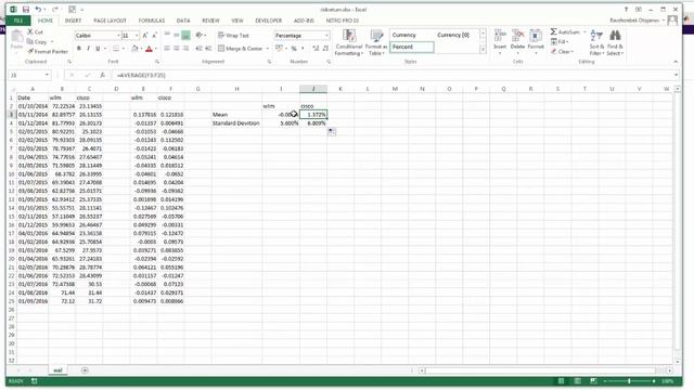 Stock Portfolio Analysis, Risk & Return Excel practical смотреть онлайн