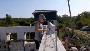 Дом с нуля. День 54. Начало перекрытия.