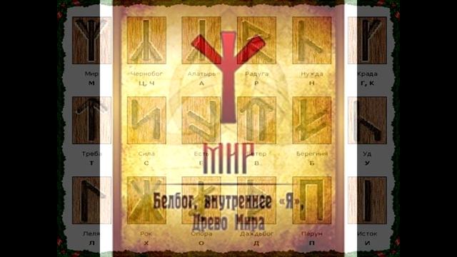 РОД!!! СЛАВЯНЕ!!!! СЛАВЯНСКИЕ РУНЫ!!! РУНА "МИР"!!! – смотреть видео ...