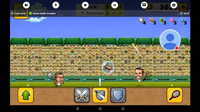 Стрим игры "Puppet Tennis". смотреть онлайн