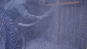 Влажно-клеевое утепление стен эковатой