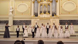 "Жадный гусь" из кантаты "Звери печальные и веселые" (муз. С. Плешака, сл. Н. Агнивцева)