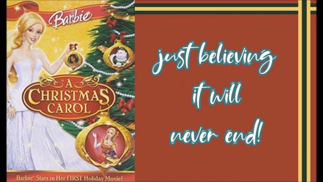 Barbie in a Christmas Carol - California Christmas w/lyrics смотреть онлайн
