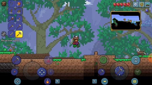 Terraria 1часть выживания (строительство дома) смотреть онлайн