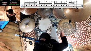 Триольный Брейк с Парадидлом ● Drum Fills Deep Purple - Smoke On The Water Cover ● Урок По Скайпу