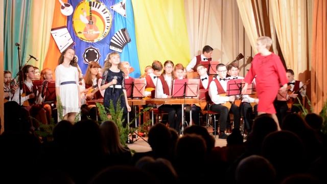 Юбилей ДШИ. Оркестр народных инструментов. смотреть онлайн