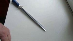 Правка ножа полированным мусатом