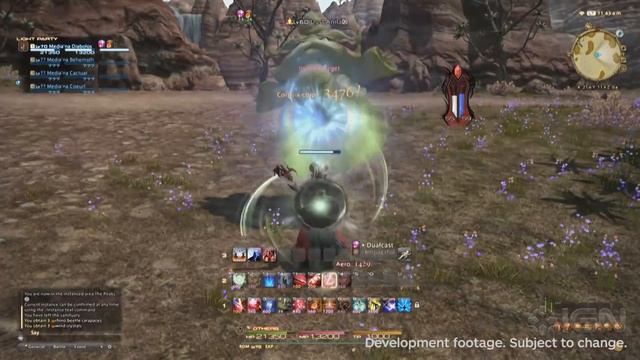 Final Fantasy 14: Stormblood - 2 Minutes of Red Mage Gameplay смотреть онлайн
