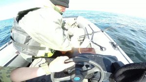 ТЕРИБЕРКА. РЫБАЛКА на БАРЕНЦЕВО МОРЕ. Нашли треску у о. М. Олений.