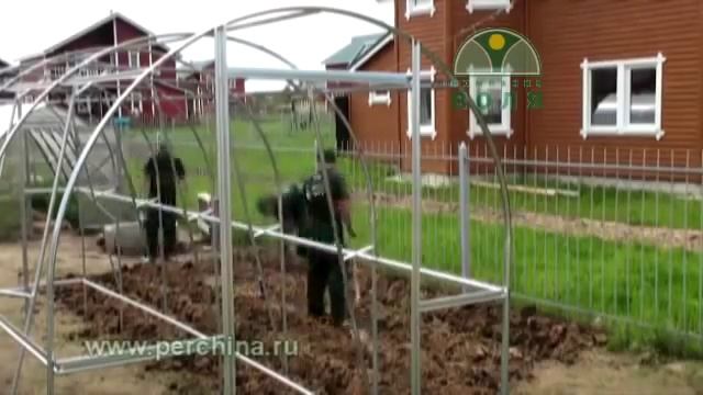 сборка теплицы Дачная-двушка (ускоренная) смотреть онлайн