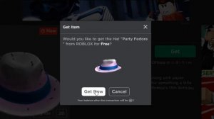 How to get the Party Fedora in Roblox (Roblox Howto)