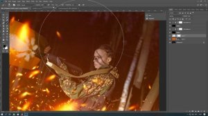 Летящие искры, дульное пламя, создаем динамику в Фотошопе. Sparks in Photoshop, dinamic battle phot