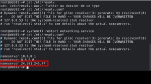 Changer le serveur DNS utilisé dans debian 11