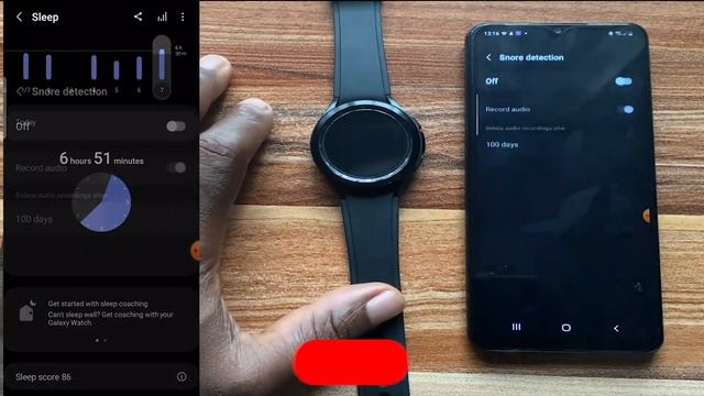 Tracking Sleep With Galaxy Watch 4 Blood oxygen - Snore Detection and Accuracy Test смотреть онлайн